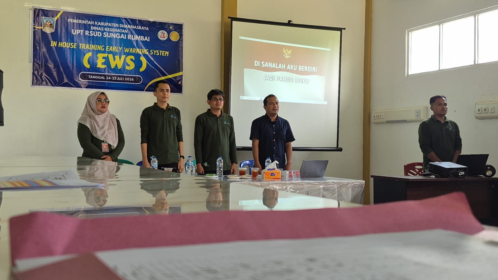 Pelatihan EWS ( Early Warning System ) Jum'at 24 Juli 2026 dengan narasumber dr.Heru Fajar Syaputra,Sp.An.TI