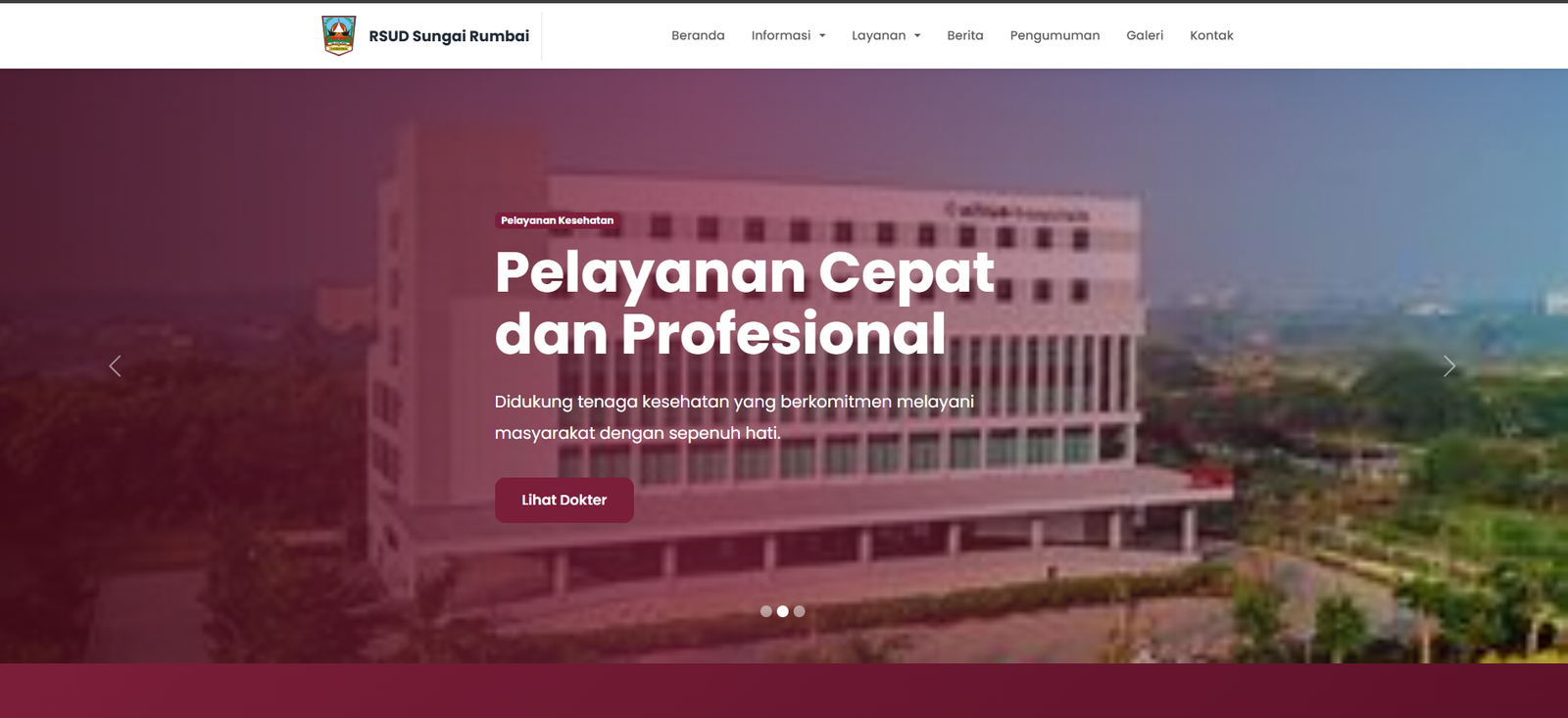 Profil RSUD Sungai Rumbai